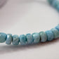 Blue Larimar Bead Necklace Natural Gemstone Necklace Ocean Style Jewelry Gift