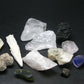 Synergy 12 Set Phenakite Moldavite Natrolite Petalite Danburite Tektite Scolecite Herderite Tanzanite Brookite 85.55 Gr
