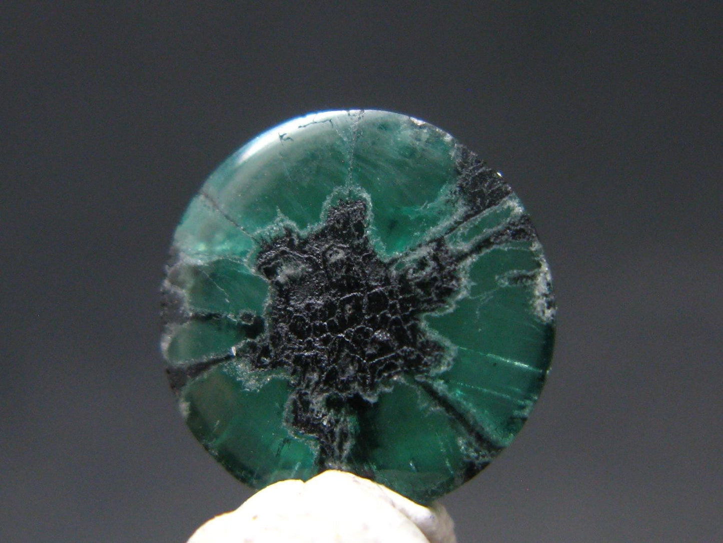 Beautiful Rare Gem Trapiche Emerald From Colombia - 2.97 Carats - 10x10mm