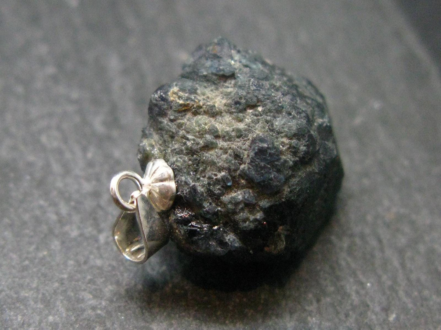 Natural Alexandrite Chrysoberyl Crystal Silver Pendant From Zimbabwe - 5.29 Grams