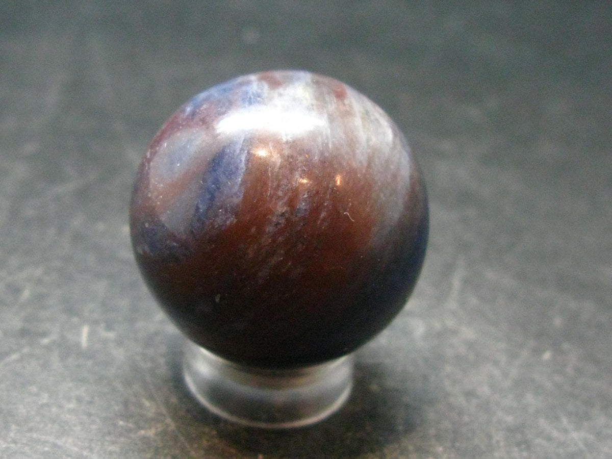 Blue Sapphire Corundum Sphere From India - 1.0" - 34.36 Grams