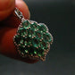 Emerald Silver Pendant W/Chain From Colombia - 4.51 Grams Total