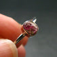 Bixbite Red Emerald Beryl Silver Ring From Utah USA - Size 6 - 1.83 Grams