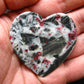 Cinnabar in Dolomite Cabochon from China - 38.19 Grams - 52x50mm