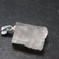Clear Petalite Crystal Silver Pendant from Brazil - 0.9" - 2.23 Grams