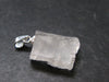 Clear Petalite Crystal Silver Pendant from Brazil - 0.9" - 2.23 Grams
