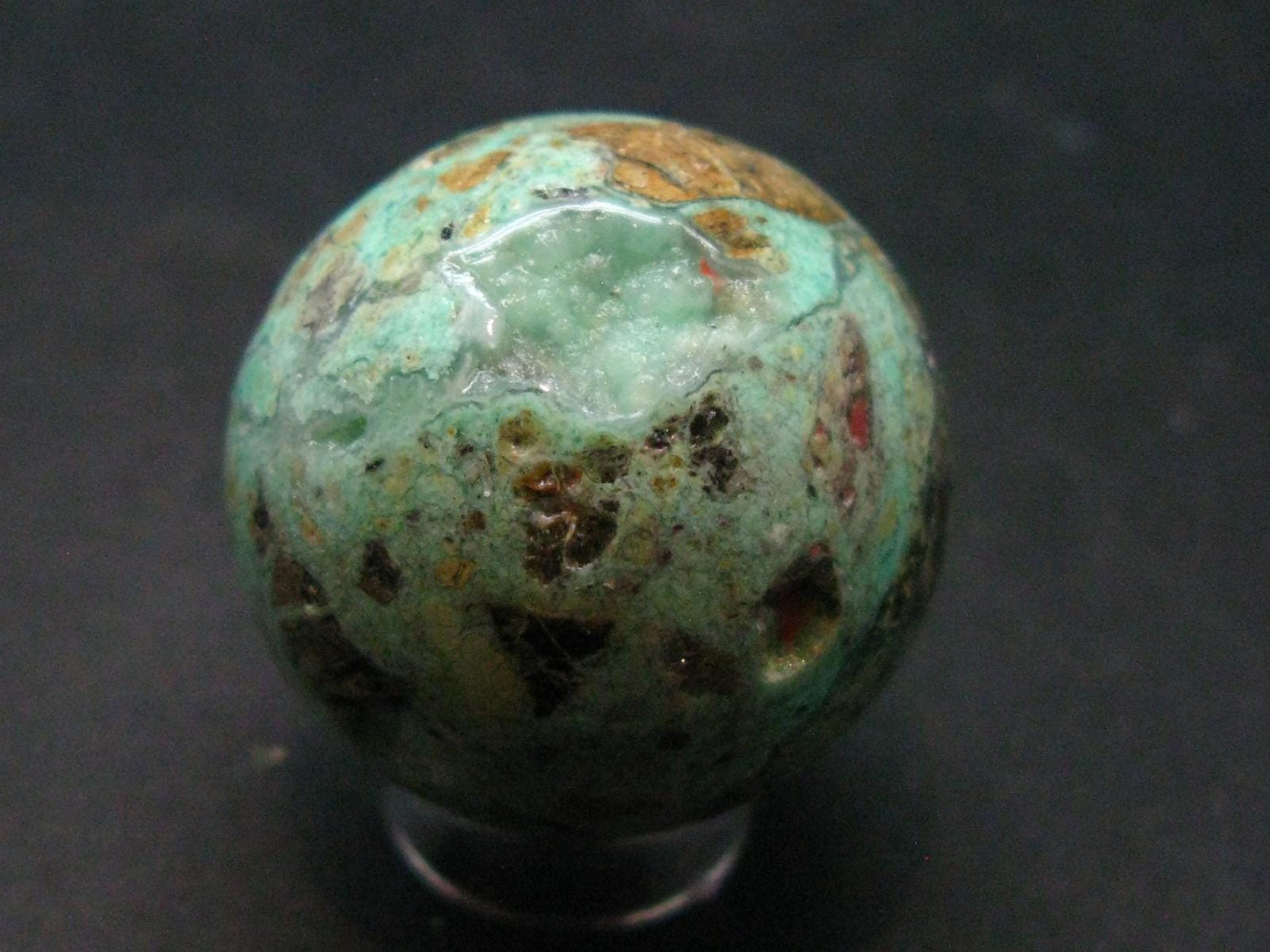 Rare Green Smithsonite Sphere Ball from Namibia - 1.0" - 25.10 Grams