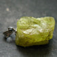 Chrysoberyl Crystal Silver Pendant From Brazil - 4.51 Grams