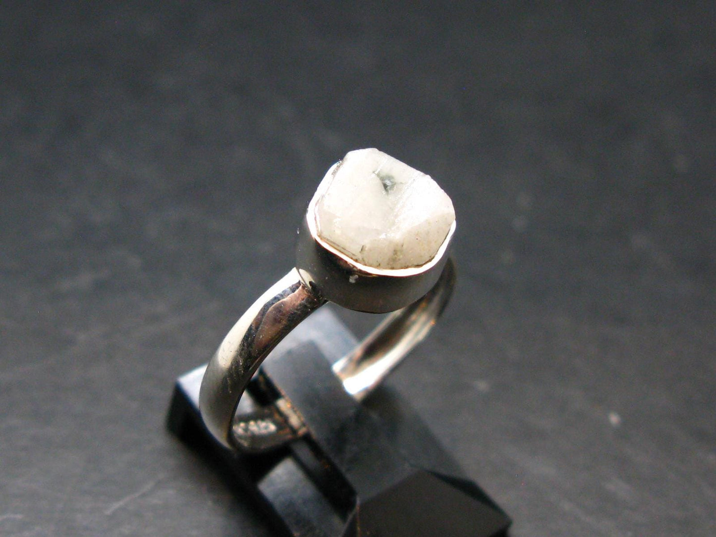 Phenakite Phenacite Sterling Silver Size 8 Ring from Nigeria - 2.21 Grams