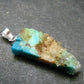 Genuine Turquoise Silver Pendant From Sleeping Beauty Arizona - 1.2" - 1.43 Grams