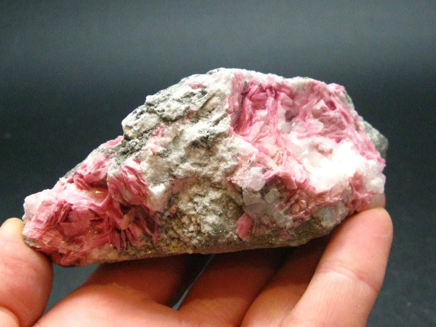 Large Rich Pink Rhodonite Rodonite Cluster From Peru - 3.6"