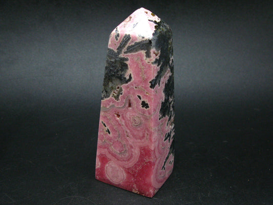 Beautiful Rhodochrosite Obelisk Pyramid from Argentina - 3.9"