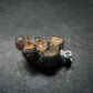 Fire Agate Silver Pendant From Mexico - 1.0" - 3.0 Grams