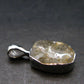 Gray Herderite Silver Pendant from Africa - 0.7" - 1.21 Grams