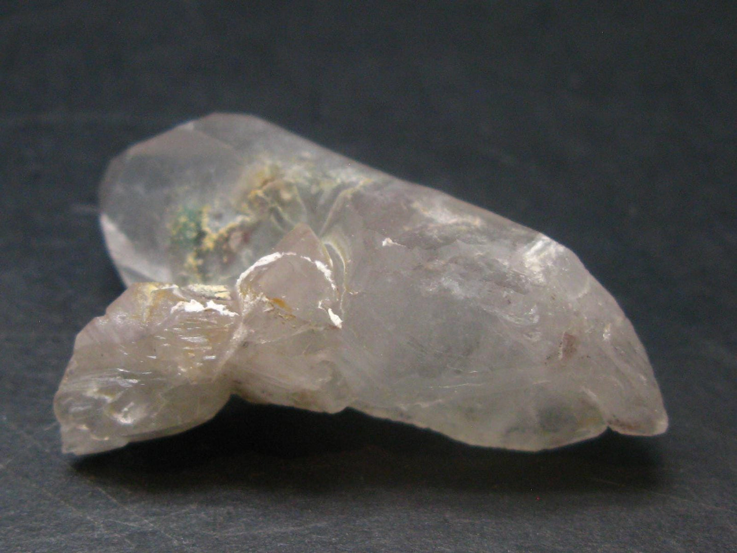 Ajoite In Quartz Crystal From South Africa - 1.5" - 9.00 Grams