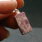 Bixbite Red Emerald Beryl Silver Pendant From Utah USA - 5.95 Carats - 0.9"