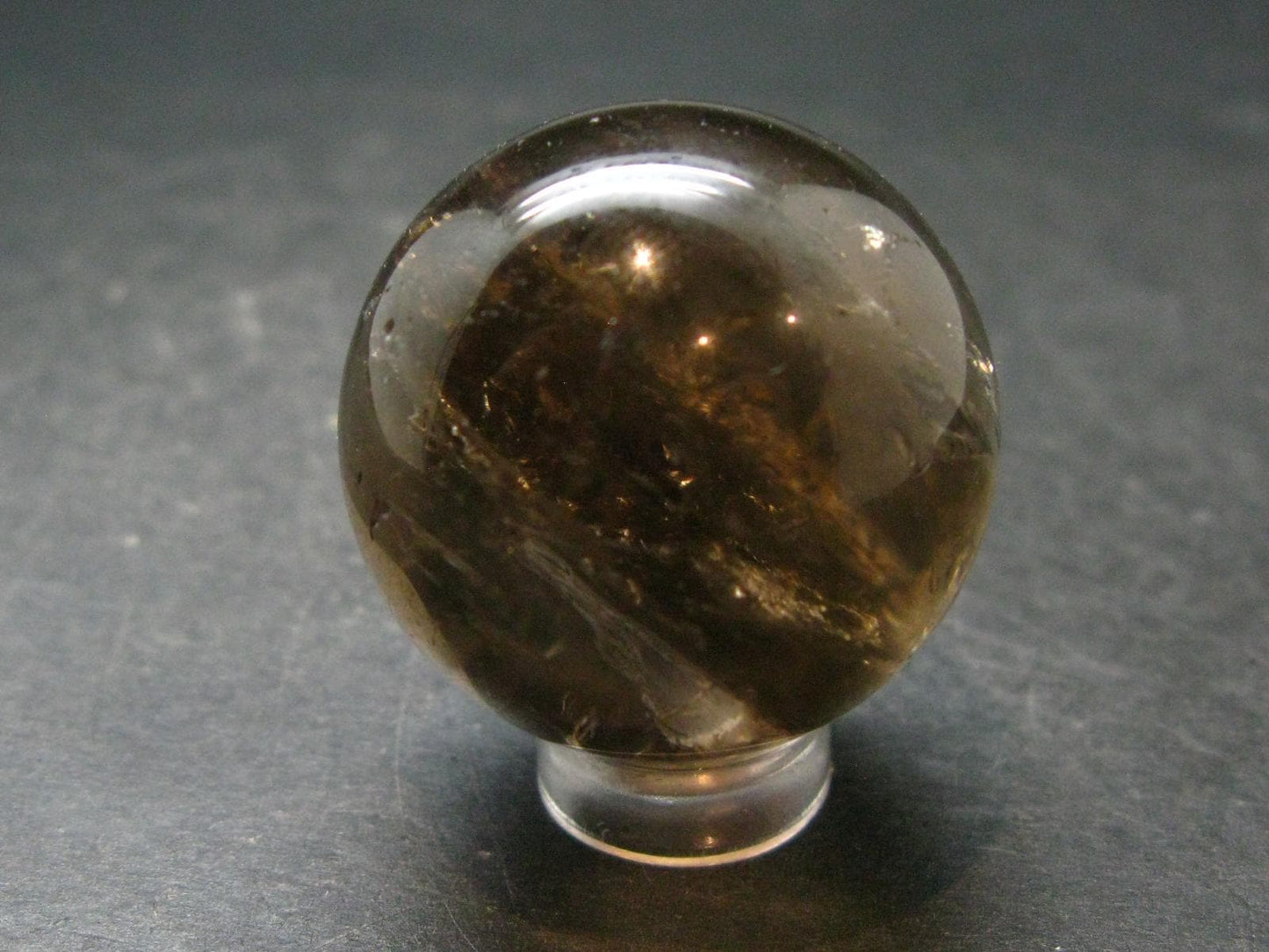 Natural color Smoky Quartz Sphere From Brazil - 1.1"
