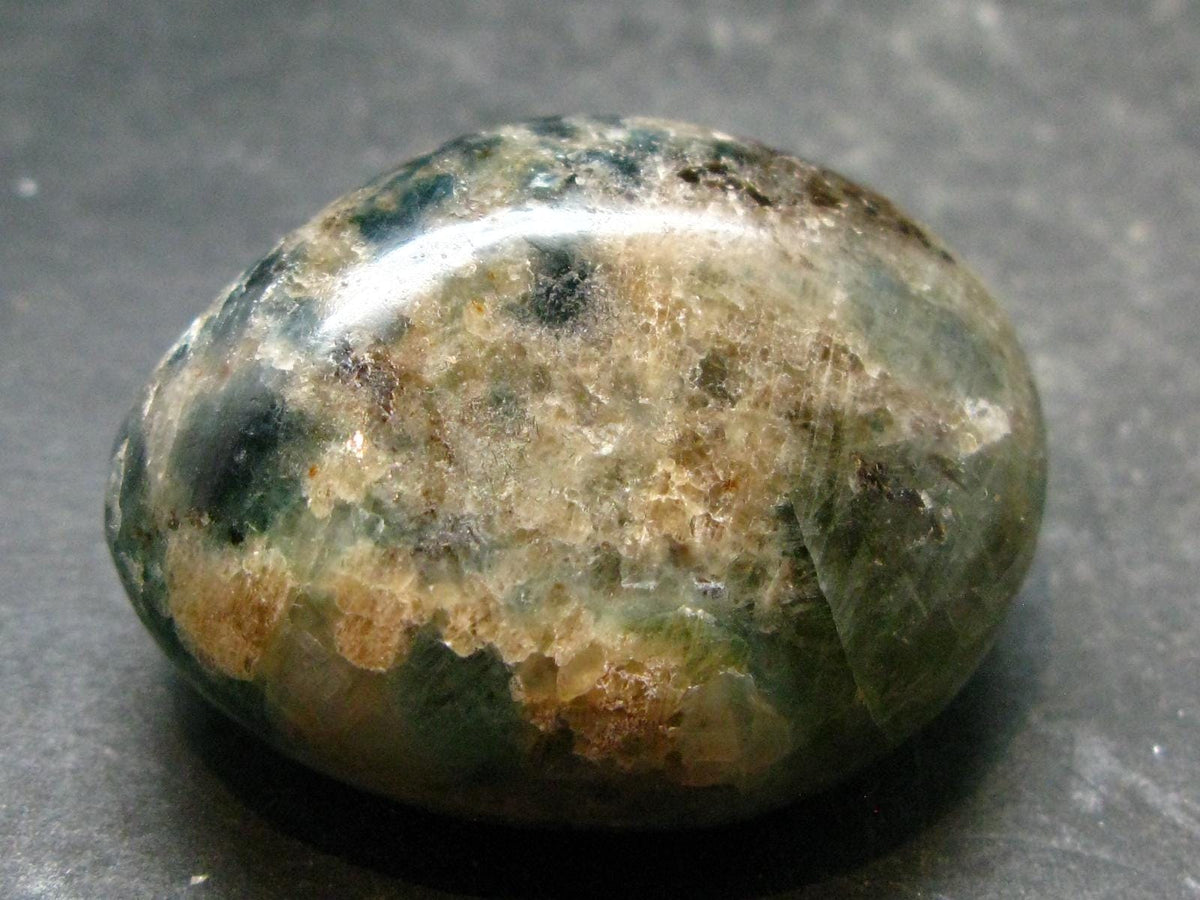 Extremely Rare Tumbled Grandidierite Stone From Madagascar - 1.6" - 50.74 Grams