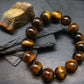 Tiger Eye Genuine Bracelet ~ 7 Inches ~ 14mm Round Beads
