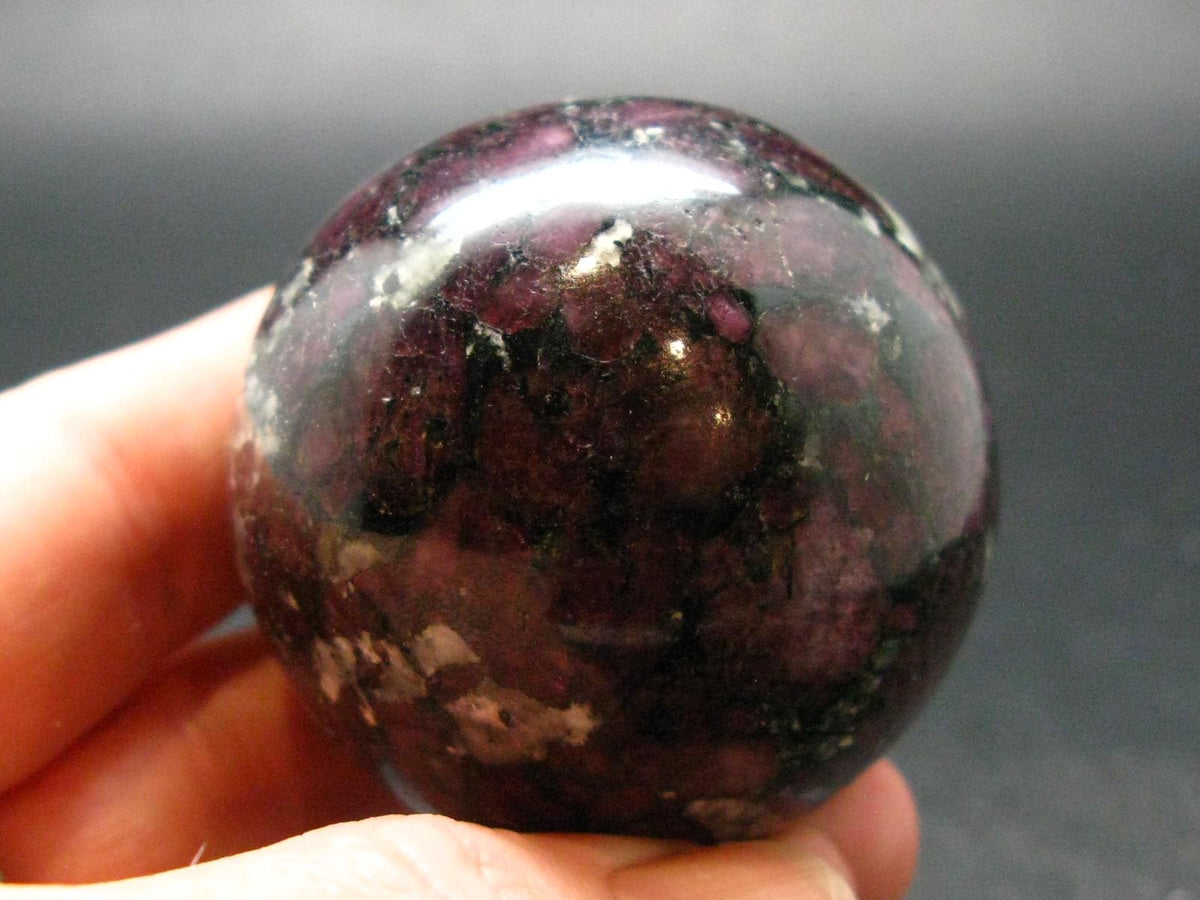 Rare Eudialyte Sphere Ball From Russia - 1.8" - 133.37 Grams
