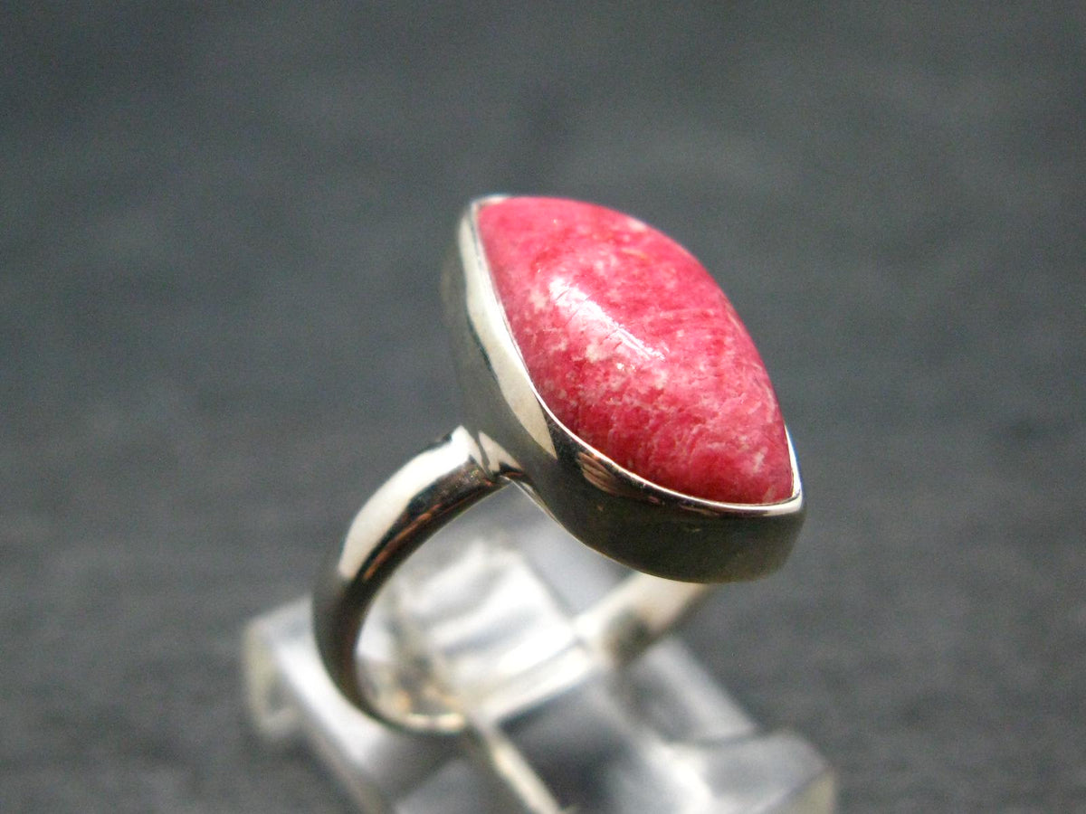 Thulite Silver Pendant From Norway - 3.81 Grams - Size 6