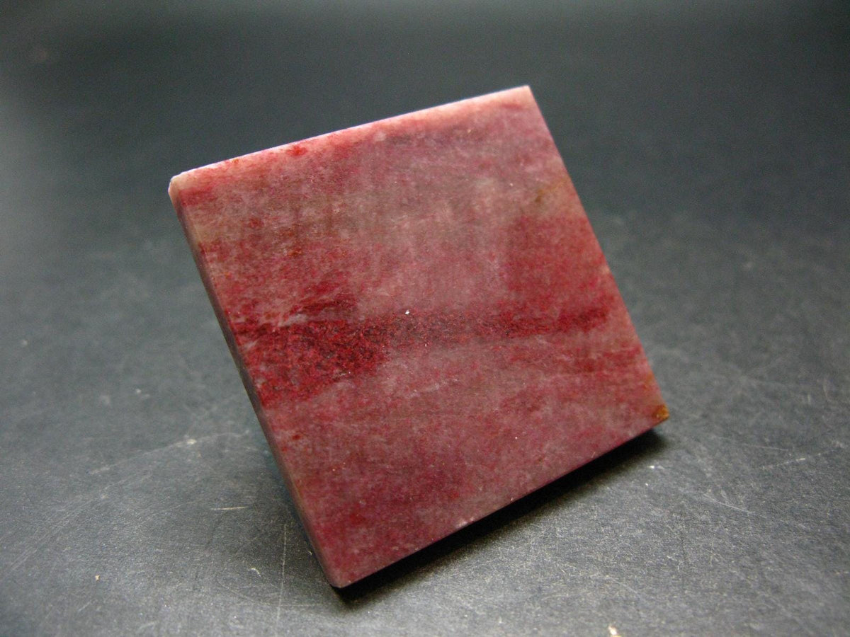 Rare Red Thulite Pyramid From Norway - 1.8" - 82.97 Grams