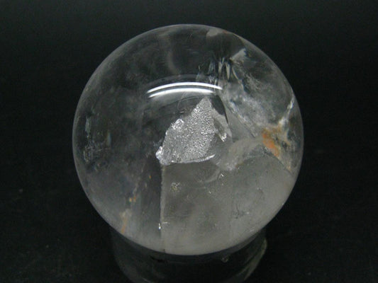 Genuine Clear Manifestation Quartz Sphere Ball from Brazil - 1.6" - 96 Grams