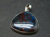Bustamite & Richterite Silver Pendant from South Africa - 1.4" - 7.12 Grams
