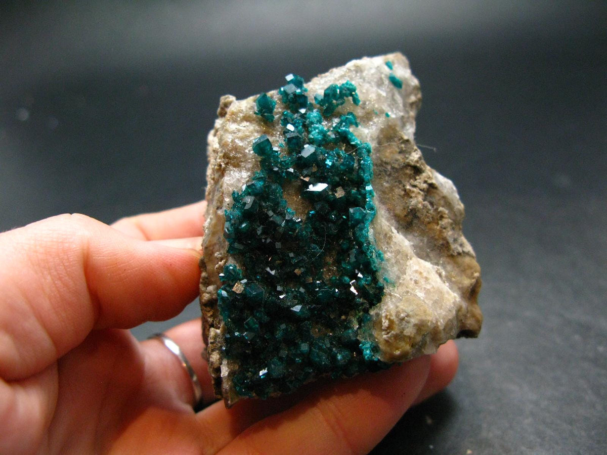 Beautiful Dioptase Cluster from Kazakhstan - 2.5" - 167.59 Grams