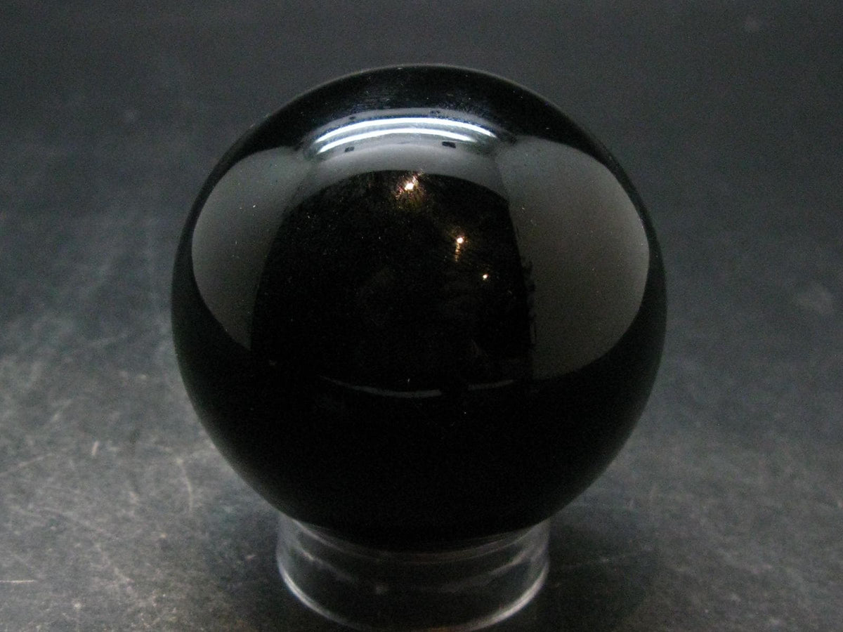Black Obsidian Sphere From Mexico - 2.1"
