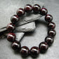 Garnet Almandine Genuine Bracelet ~ 7 Inches ~ 12mm Round Beads