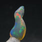 Natural Polished Opal With Play of Color from Ethiopia - 0.8" - 3.39 Carats