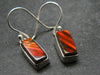Ammolite Amolite Sterling Silver Earrings From Canada - 1.1"