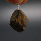 Magnetite Crystal Silver Pendant From Bolivia - 0.9" - 7.69 Grams
