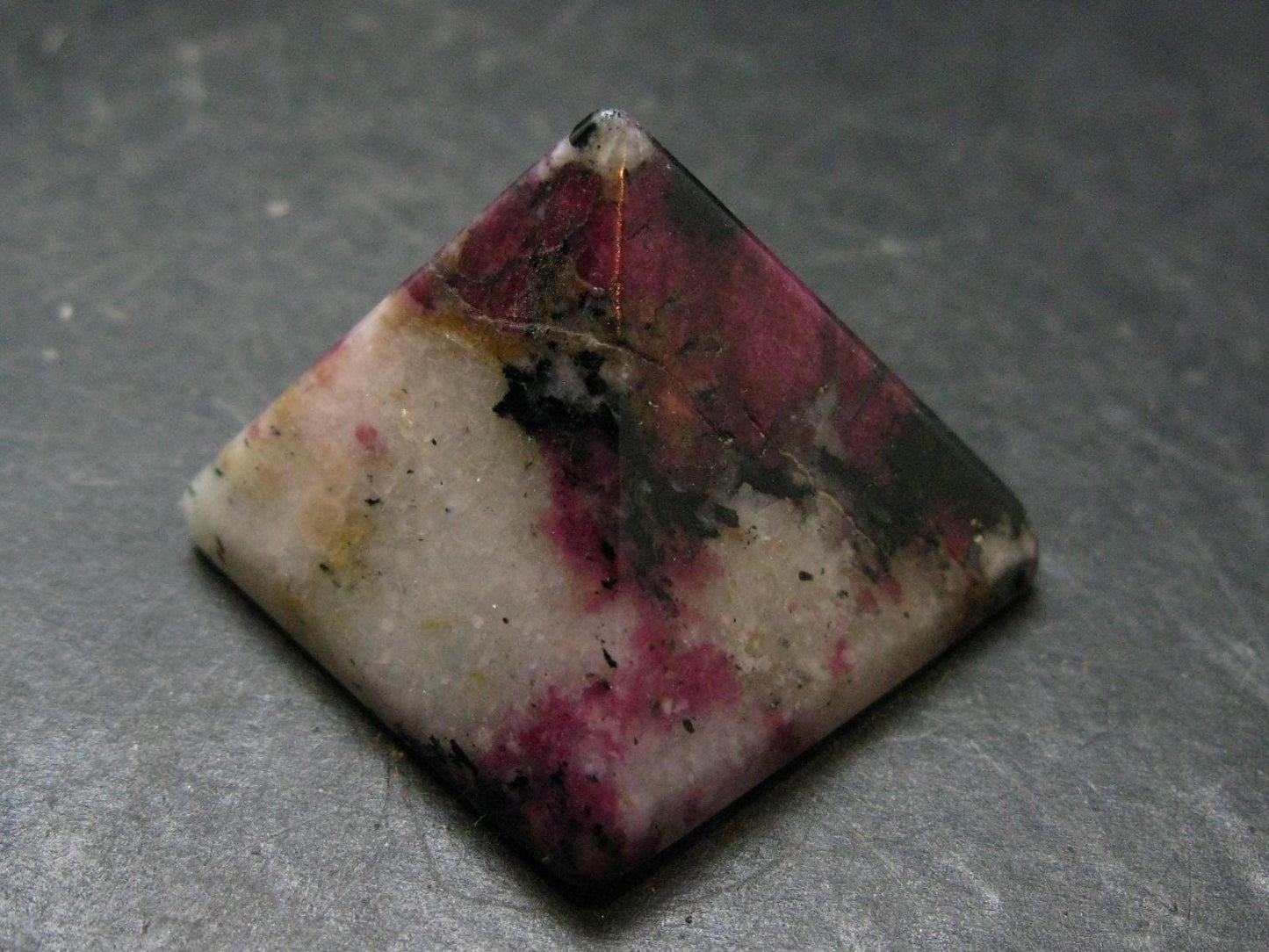 Rare Eudialyte And Aegirine Pyramid From Russia - 1.1" - 37.0 Grams