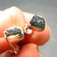 Grandidierite Silver Stud Earrings From Madagascar- 0.6" - 1.37 Grams