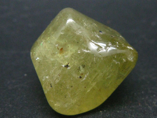 Gem Golden Apatite Tumbled Stone From Mexico - 11.1 Grams