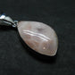 Natrolite Silver Plated Pendant Necklace From Indonesia - 1.3" - 3.31 Grams