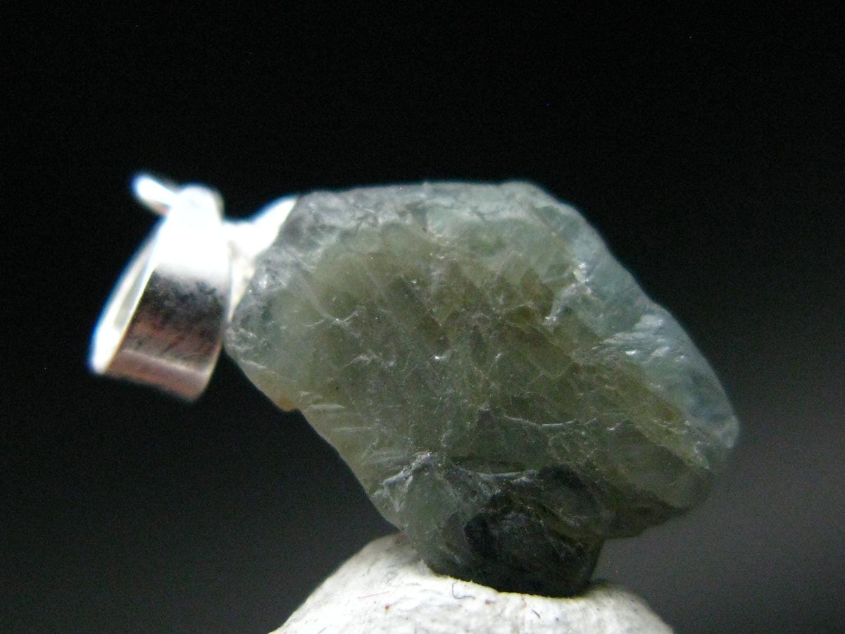 Alexandrite Chrysoberyl Crystal Silver Pendant From Tanzania - 0.7" - 11.11 Carats