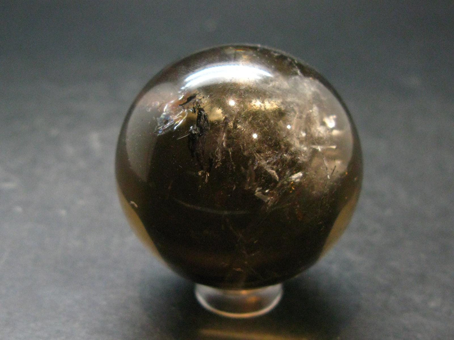 Natural color Smoky Quartz Sphere From Brazil - 1.5"