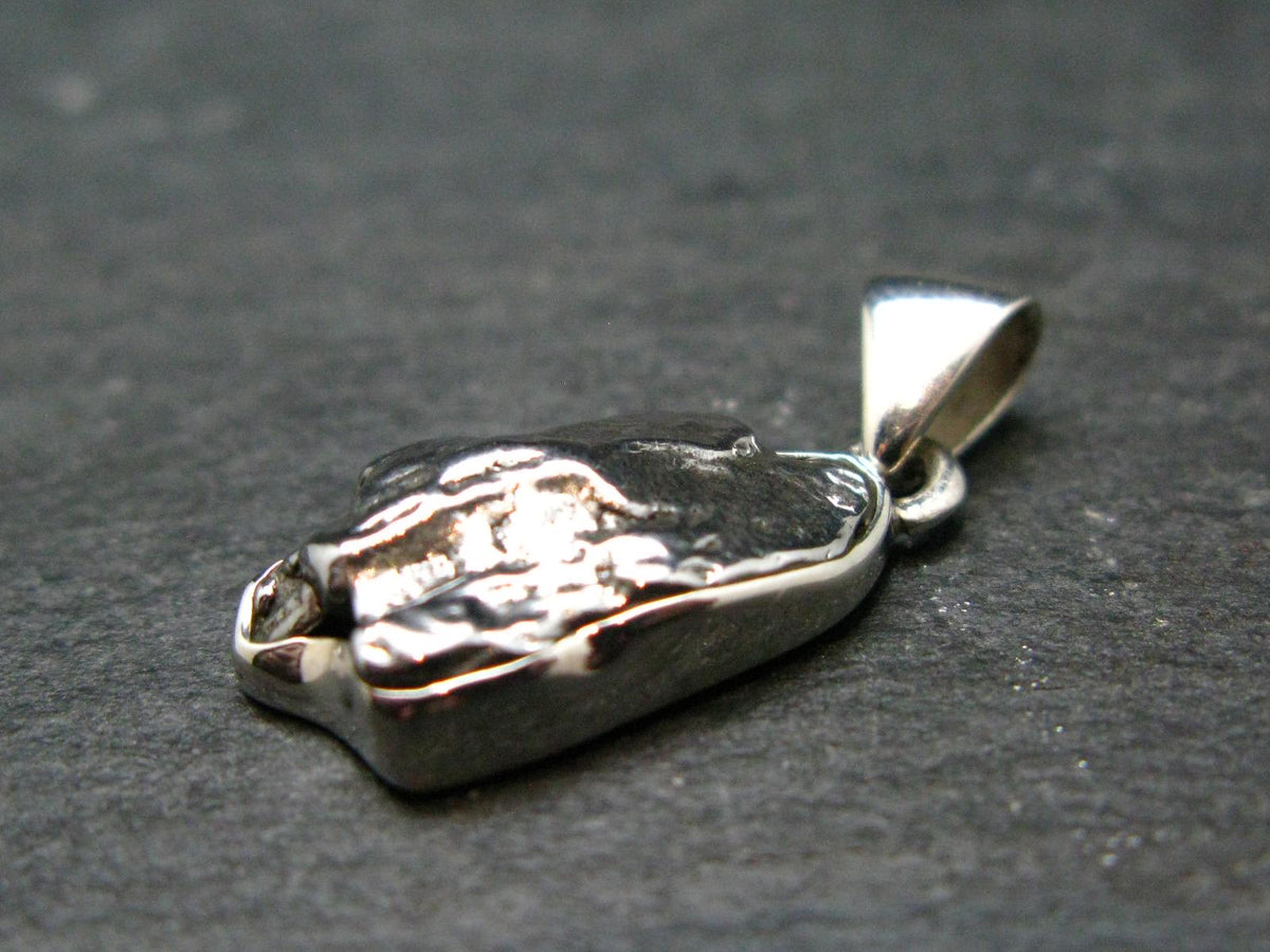 Large Campo Del Cielo Meteorite Pendant from Argentina - 1.1"