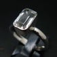Phenakite Phenacite Crystal Silver Ring From Russia - Size 8 - 2.18 Grams