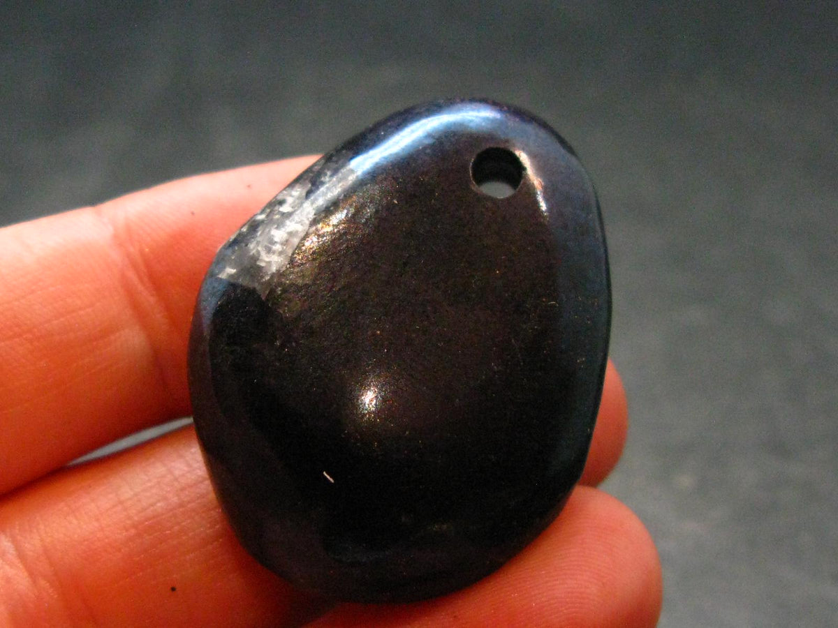 Rare Covellite Metal Free Pendant from Peru - 1.3" - 16.31 Grams