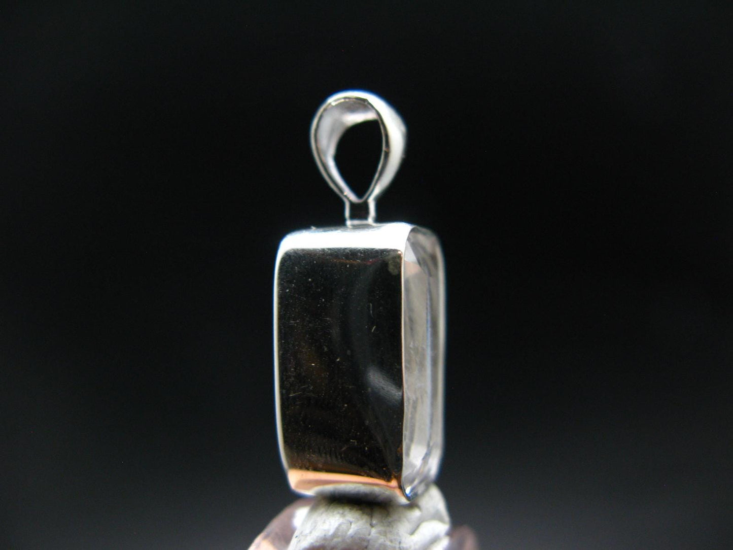 Gem Phenakite Phenacite 8.91 Carats Facetted Pendant from Russia - 3.77 Grams - 0.9"
