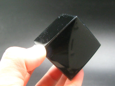 Black Obsidian Polished Stone From Mexico - 1.6"