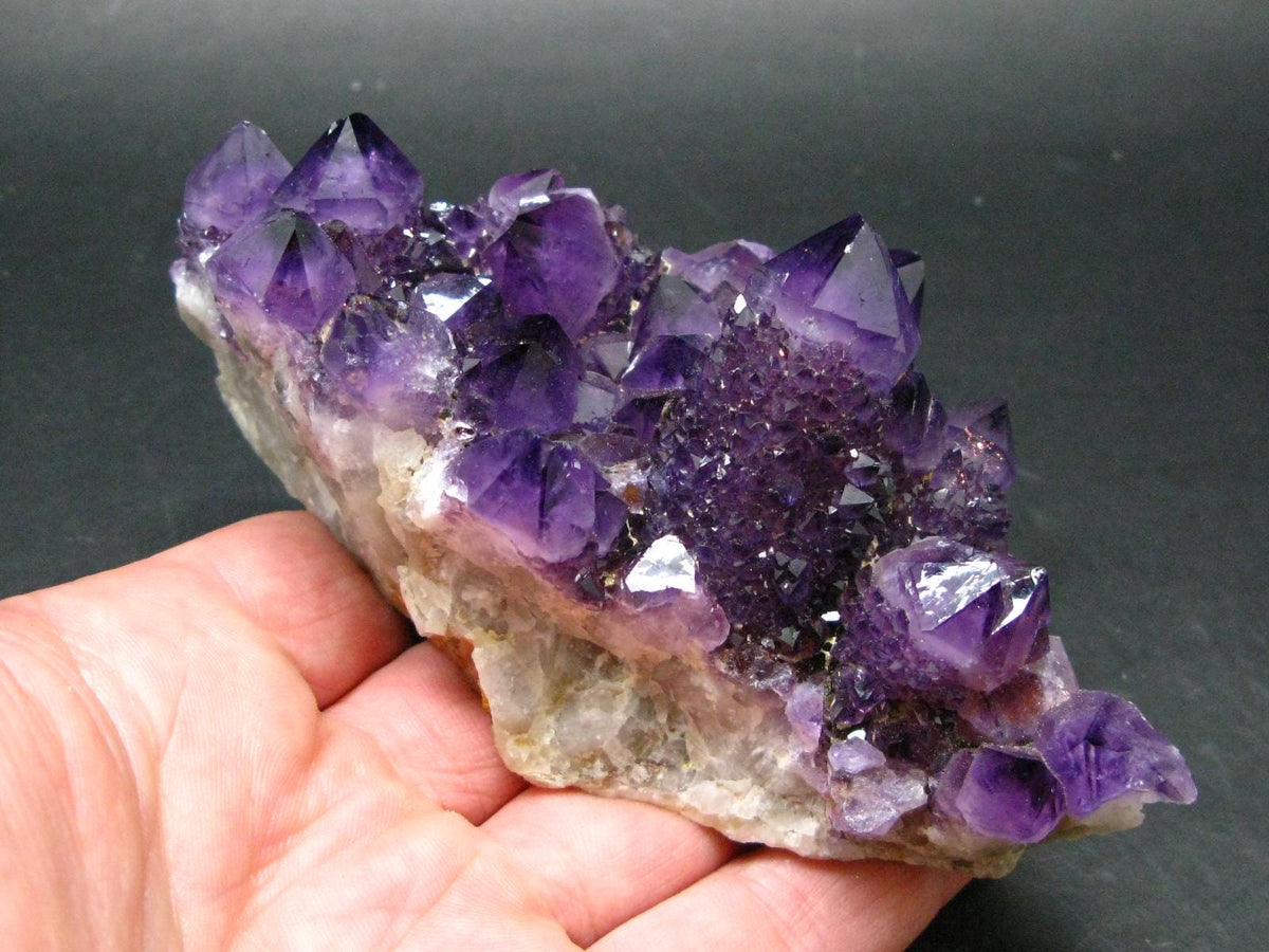 Stunning Cactus Amethyst Spirit Quartz Cluster From South Africa - 5.2" - 322 Grams