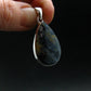 Natural Pietersite Polished Silver Plated Pendant from Namibia - 1.5" - 4.7 Grams