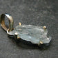 Fantastic Gemmy Aquamarine Crystal Silver Pendant From Brazil - 1.0" - 1.87 Grams