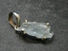 Fantastic Gemmy Aquamarine Crystal Silver Pendant From Brazil - 1.0" - 1.87 Grams