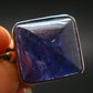 Large Gemmy Natural Faceted Tanzanite Zoisite Sterling Silver Pendant from Tanzania - 1.1'' - 8.75 Grams